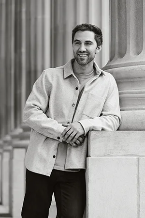 Randy at Yale University Hewitt Quadrangle