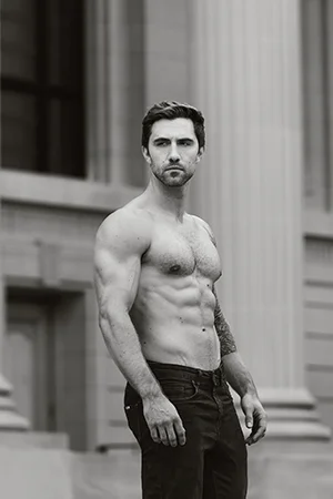 Randy at Yale University Hewitt Quadrangle