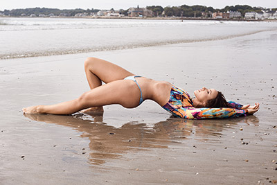 Nicolette at Narragansett Beach, Rhode Island