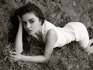 Alyssa in Armani